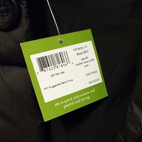 Kate Spade Black Winter Jacket - Picture 3 of 4